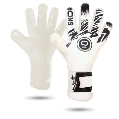 Saint White Flat Finger goalkeeping gloves