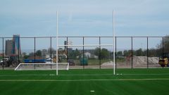 Rugby posts 12 x 5.6 m - RAL9010